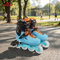 Patins à roulettes ajustables pour enfants avec roues lumineuses, chaussures de patinage sportives d'extérieur pour garçons et filles débutants, fabrication OEM