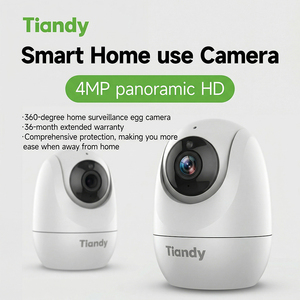 Cámara WIFI Tiandy 4MP para uso doméstico, compatible con comunicación bidireccional, seguimiento inteligente, detección humana, cámara PT TD-H652N, cámara WIFI Tiandy 4MP - Product Image 4