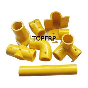 Connecteur SMC FRP haute résistance, résistant à la corrosion, raccord de main courante en fibre de verre, surface lisse, OEM accepté, découpe sur mesure - Product Image 3