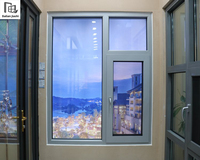 Soldadura sin costuras del nuevo modelo Puertas y ventanas de diseño moderno de calidad premium 80-80 Ventanas abatibles silenciosas