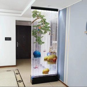 Divisori per Ambienti Personalizzati, Pareti Divisorie Interne in Acrilico con Effetti d'Acqua, Schermo Dipinto con LED e Parete d'Acqua Danzante a Bolle - Product Image 3