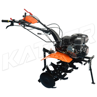 Landwirtschaftlicher Gartenfräse mit 7/9/13/15 PS Benzinmotor, Handgeführter Mini-Motorhacke für Ackerbau und Unkrautbekämpfung