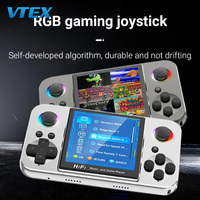 Console de jeu vidéo rétro portable avec écran carré IPS de 3,0 pouces, 128 Go de stockage TF, prise en charge de 10 émulateurs, corps métallique, jeu classique