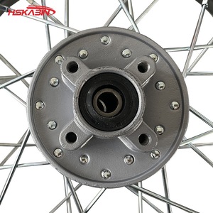 Ruedas de acero para motocross con llantas electrochapadas de 1.85X12 pulgadas para freno de disco delantero y trasero - Product Image 2
