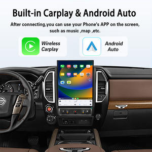 Autoradio Android 15,6'' avec GPS, Navigation, Lecteur Multimédia, Carplay Sans Fil, Écran Tactile pour Nissan Titan 2020-2025 - Product Image 3
