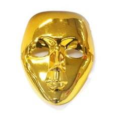 JHQSW6JB _ 52CK Masque de Mascarade Sexy Demi-Visage PERRUQUE pour Fêtes Événements pour Halloween Disponible en Or Bronze Soie PVC EVA Papier - Product Image 1