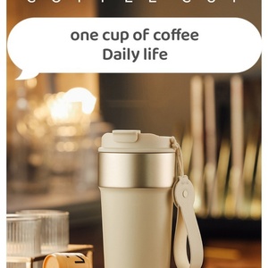 New Style 500ml Insulated Stainless Steel Water <b>Bottle</b> Sublimation <b>Coffee</b> Cup Travel Mug Reusable Business Gift Idea for - Product Image 6