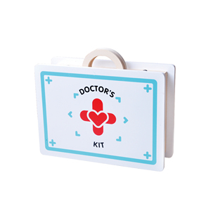 Jeu de rôle, équipement médical, valise de transport, jouet de simulation, ensemble de <span class=keywords><strong>docteur</strong></span> en <span class=keywords><strong>bois</strong></span> pour enfants - Product Image 5