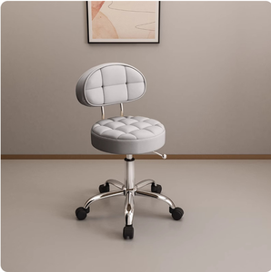 Tabouret de pédicure rond hydraulique réglable en gros avec roulettes, chaise de salon de beauté, table de massage pour technicien, salon - Product Image 4