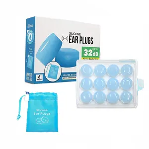 कस्टम ढालना सिलिकॉन Earplugs वयस्कों के लिए फैशनेबल इयरप्लग सिलिकॉन तैराकी इयरप्लग