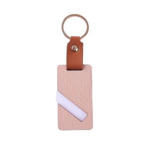 Porte-clés personnalisé avec gravure de nom et logo, artisanat DIY, cadeaux promotionnels d'entreprise, faveurs de mariage, pendentif en bois pour voiture ou sac - Product Image 2