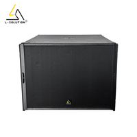 Lsolution K18S Subwoofer simple de 18 pouces, 1000W, son puissant, système audio, haut-parleur de basses pour événements et fêtes en extérieur
