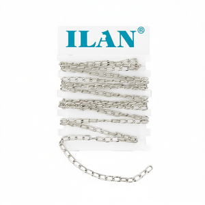Catena in metallo ILAN 1M finitura bianca per la creazione di gioielli - Product Image 2