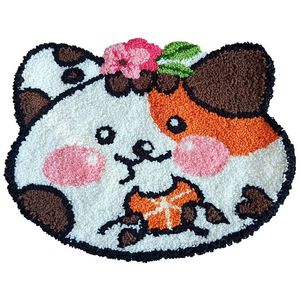 Kit de tapis à broder au poinçon DIY, ensemble de broderie au crochet convivial, artisanat de méditation pour soulager le stress, décoration créative pour la maison, pour débutants - Product Image 4