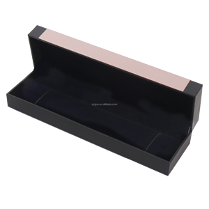 <span class=keywords><strong>GVP</strong></span> Boîte à bijoux en papier rose de couleur assortie populaire Boîte cadeau de bijoux noire personnalisée Paquet de boîte de bague boucles d'oreilles collier de luxe - Product Image 4