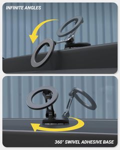 Support de téléphone portable magnétique pliable et compact pour voiture - Product Image 5
