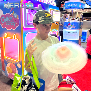 Sáng tạo không dùng tiền mặt kẹo bông Máy bán hàng tự động với SDK chức năng hội trường triển lãm hiện nay tùy chọn thú vị - Product Image 5