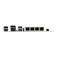 BKHD Motherboard MINI ITX NAS penjualan terbaik Celeron N5105 6 * SATA 2 * M.2 4 * Lan untuk Router Server PC Mini industri