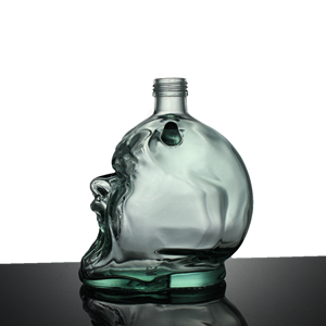 Venta al por mayor forma especial cabeza <span class=keywords><strong>del</strong></span> <span class=keywords><strong>diablo</strong></span> 700ml vacío whisky vodka Gin botella personalizada tequila Ron botella de vidrio para licor - Product Image 6