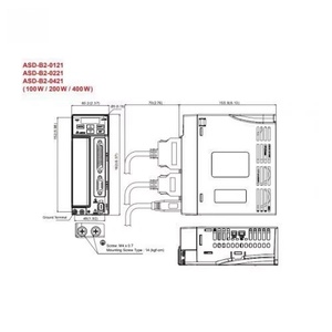 Nuevo Variador de Frecuencia ASD B2 0121 B B2 Drive 100W 230V 1PH/3 Listo para Enviar - Product Image 3