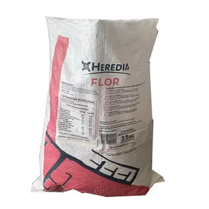 Sacos de polipropileno de 50 kg costales de polipropileno saco PP bolsa tejida para alimentación animal 25kg 100kg grano