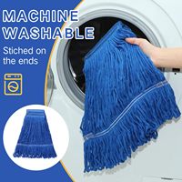Vente en gros machine de nettoyage domestique-lavage en coton bleu vert rouge jaune vadrouille magique fournitures de nettoyage maison vadrouilles pour nettoyer le sol