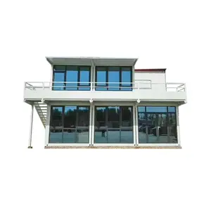 China Prefabricated Low Cost Real Estate Mobile Home Cabin Puerto Rico Modern Pre Fab Container House For Sale