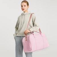 Sac de sport personnalisé avec logo d'usine, sac de voyage étanche et portable pour femme, sac de sport de voyage avec logo personnalisé