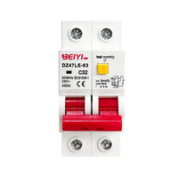 Dispositivo de Corriente Residual CE AC, ELCB, RCD, RCCB, Interruptor Diferencial Tipo 2P 230V 6KA 63A 10mA 30mA 100mA 300mA RCBO