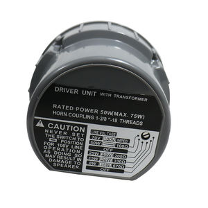 T étanche en aluminium 15/30/50W 100V klaxon unité de conduite alarme haut-parleur ambulance sirène 50W 100V klaxon conducteur - Product Image 4