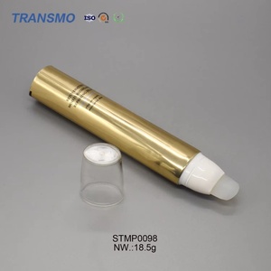 ขวดบรรจุภัณฑ์บำรุงผิวหรูหราแบบเปล่า ขวดบรรจุภัณฑ์บำรุงผิวสีทองพร้อมฝาปิด ขวดบรรจุภัณฑ์บำรุงผิวแบบหลอดพลาสติก - Product Image 5