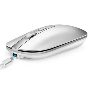 맞춤 디자인 침묵 2.4G 충전식 무선 마우스 선물 소음이없는 충전식 무선 컴퓨터 마우스