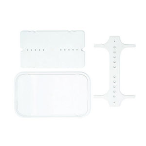 Kit de placa exterior para cisterna empotrada de 14 litros, 32,6 cm de ancho, 21,7 cm de largo, 5,2 cm de altura, accesorio para tanque de inodoro - Product Image 1