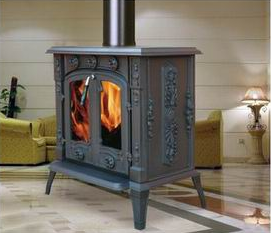 Poêle à bois en fonte multi-combustibles approuvé CE adapté aux petites <span class=keywords><strong>maisons</strong></span> par style moderne - Product Image 6