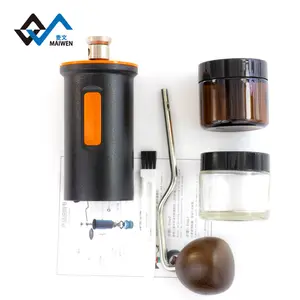 Plastic Body handheld coffee grinder Manual Mills With Stainless Steel Cone burr Portable Travel Hand Crank Coffee Bean grinder