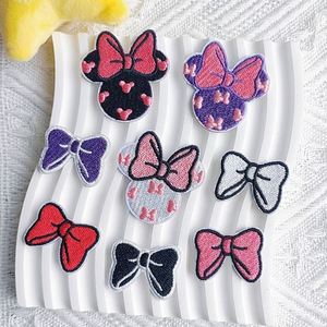 <b>Iron</b> on Embroidered Cute Mouse Ear Shape Rainbow Patches for Kid Clothes Bag Decoration - Product Image 2