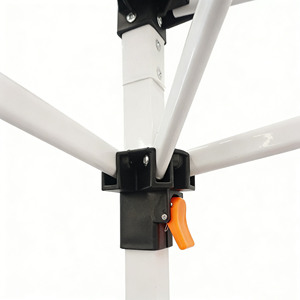 Tente <span class=keywords><strong>Pop</strong></span>-up Tightent T16 avec structure en fer revêtu de céramique blanche, revêtement argenté résistant au froid et aux UV, tente de 3x3 mètres - Product Image 6