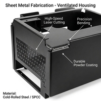 Services de fabrication de tôlerie à bas prix, armoire de serveur personnalisée, matériau SPCC, revêtement en poudre pour équipement industriel