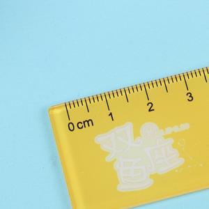 Mô hình hoạt hình hai mặt thước Acrylic tùy chỉnh với thiết kế bền và thân thiện với môi trường cho văn phòng phẩm - Product Image 3