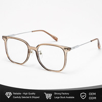 Lunettes rondes carrées pour femmes et hommes, montures de lunettes optiques TR90, verres anti-lumière bleue UV400, lunettes d'ordinateur, vente en gros