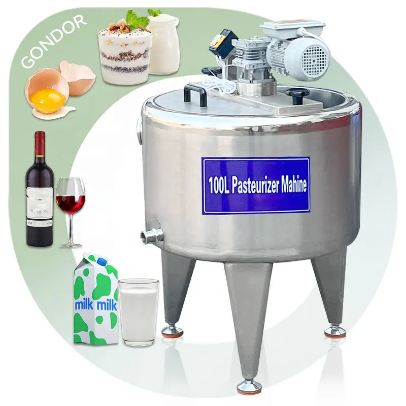 Fruitsap Pasteurizador De Leche Mini 1000 Liter Melkpasteurisatiemachine Kleine Eipasteurisatiemachine