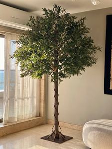 <span class=keywords><strong>OH</strong></span> ARTS Olivier artificiel réaliste, tronc en fibre de verre, résistant aux UV, décoration intérieure et extérieure, maison, hôtel, restaurant, vert - Product Image 6