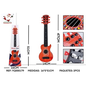 Chitarra giocattolo in legno da 18 pollici-strumenti musicali per bambini