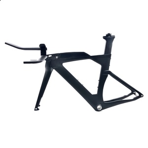 Khung xe đạp đua thử thời gian bằng <span class=keywords><strong>carbon</strong></span> toàn phần và tay lái Hongfu Bikes FM109-D Disc - Product Image 3