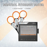 Medidor de Panel Trifásico Ethernet MEATROL 96*96mm, Modbus TCP, Analizador de Consumo de Energía, Analizador de Calidad de Energía ME537
