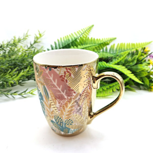<span class=keywords><strong>Tazas</strong></span> de Café Personalizadas <span class=keywords><strong>con</strong></span> Impresión Completa a <span class=keywords><strong>Precio</strong></span> de Fábrica, Taza de Té de Cerámica Dorada <span class=keywords><strong>con</strong></span> Borde y Asa Dorados, Taza de Café de Porcelana - Product Image 6