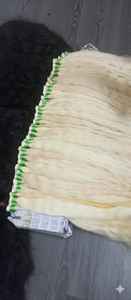 Extensions de cheveux humains naturels blonds de qualité supérieure, alignées sur les cuticules, en vrac - Product Image 2
