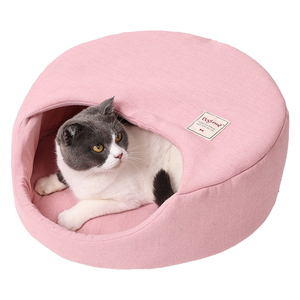 Luxury Custom <strong>Cat</strong> House Bed Wholesale Luxury Custom <strong>Cat</strong> <strong>Cave</strong> for Kittens Small Animals Dogs Removable Pet Bed Animal Print - Product Image 2