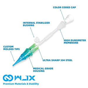 Cartuchos de Tatuaje Desechables Profesionales <span class=keywords><strong>WJX</strong></span> Ultimate, <span class=keywords><strong>Agujas</strong></span> de Acero Inoxidable, 20 Piezas/caja para Arte Corporal - Product Image 2