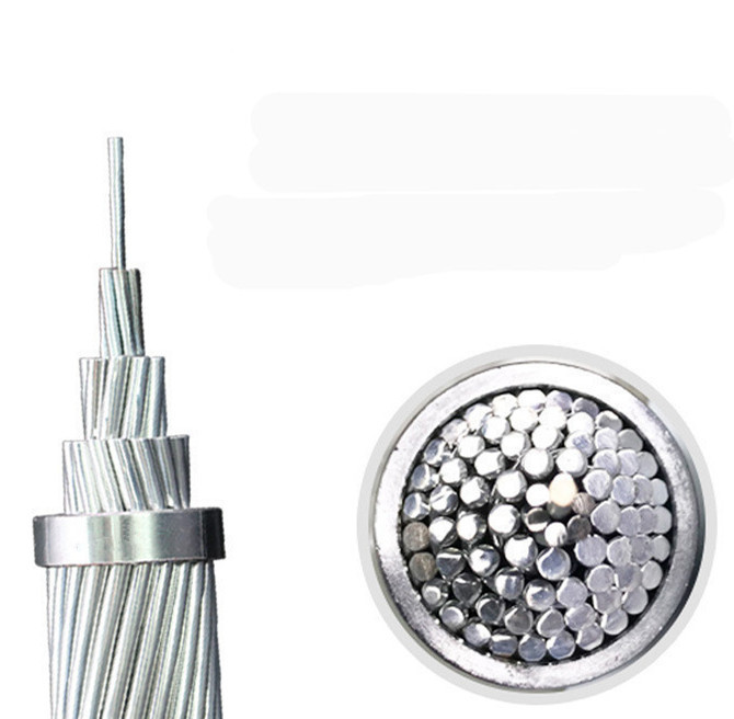 Unsheathed Bare Conductor Cable ACSR Conductor Wire Custom Length